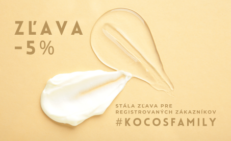 5% zľava pre registrovaných